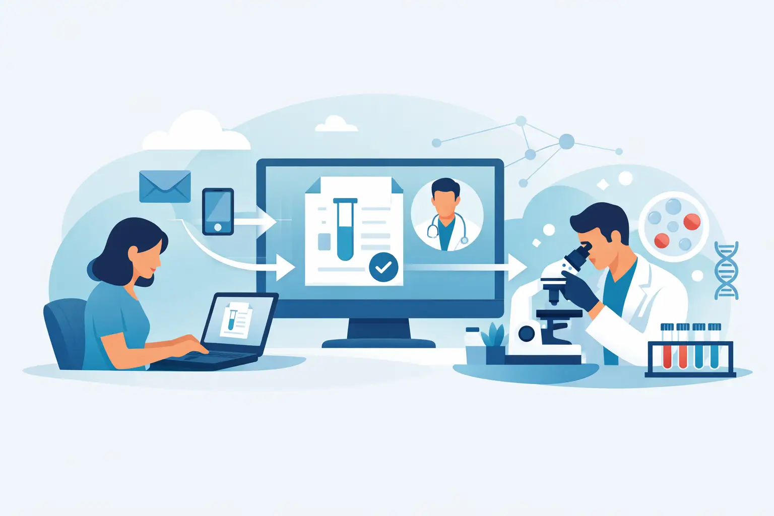 How a Pathology Request Online Works