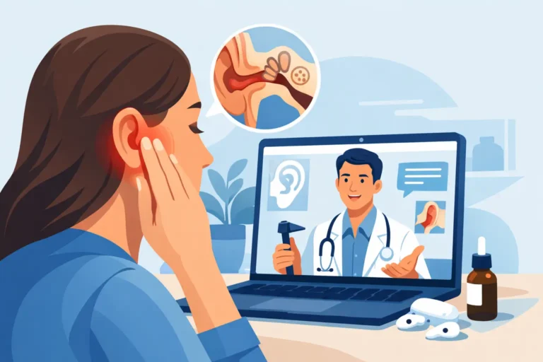 Online doctor for ear infection: what to expect