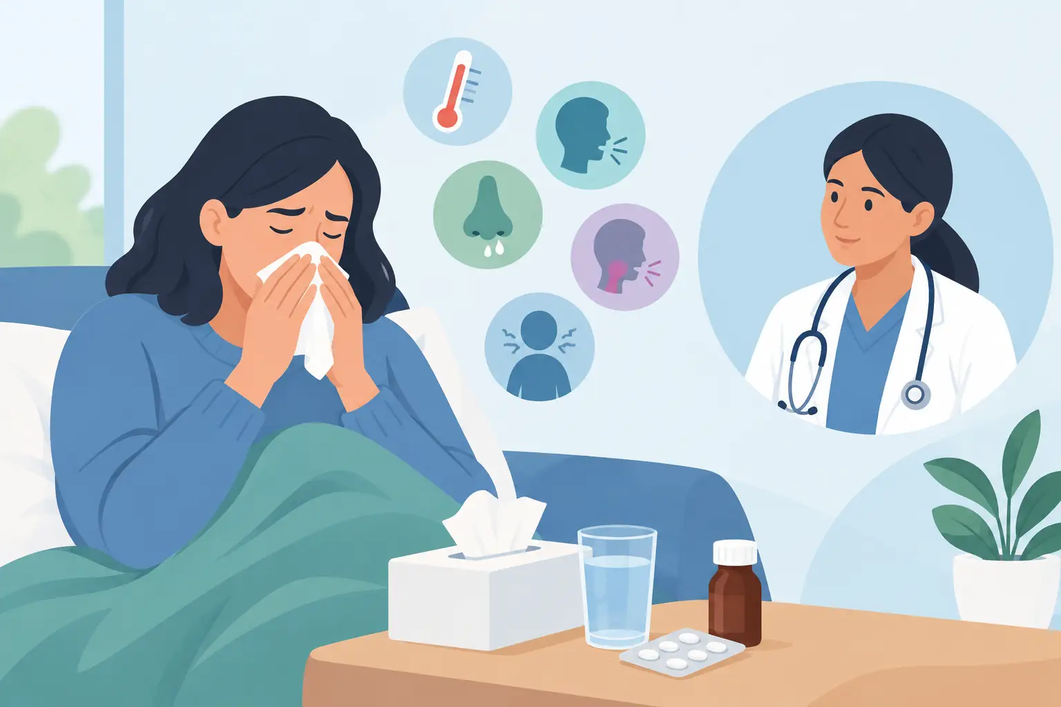 Flu Symptoms, Treatment and When to See a GP