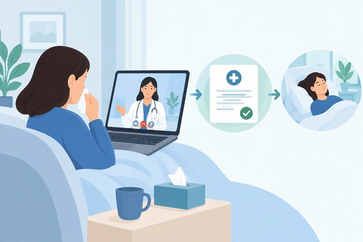 How a Telehealth Certificate for Sick Leave Works